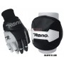 Pack Protections Reno Genouilleres Gants Noir Blanc
