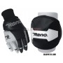 Protection Kit Reno Knee Pads Gloves Black White