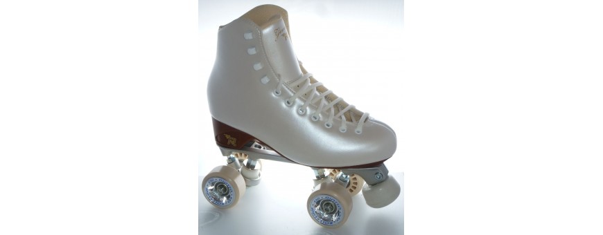 Ensemble complet de chaussures de patinage à roulettes à quatre